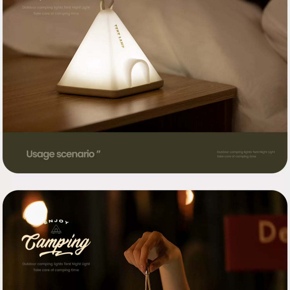Portable Hanging Tent Night Light