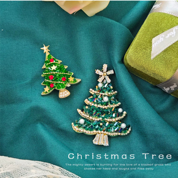 Christmas Tree Brooch Gift Set