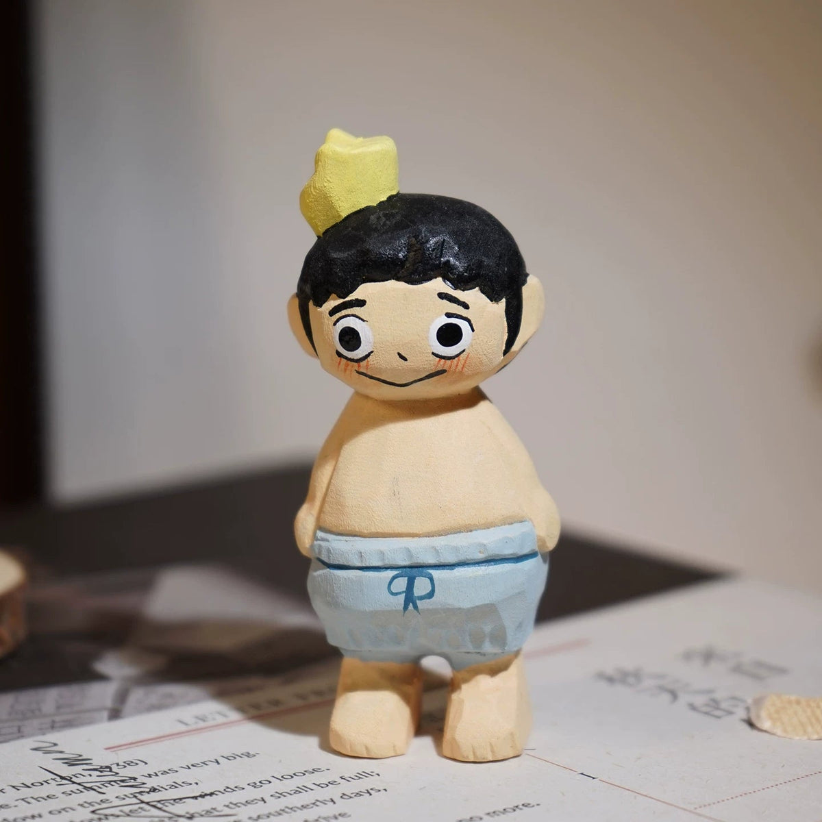 Hand-Carved Wooden Prince & Princess Set FantastiKurios