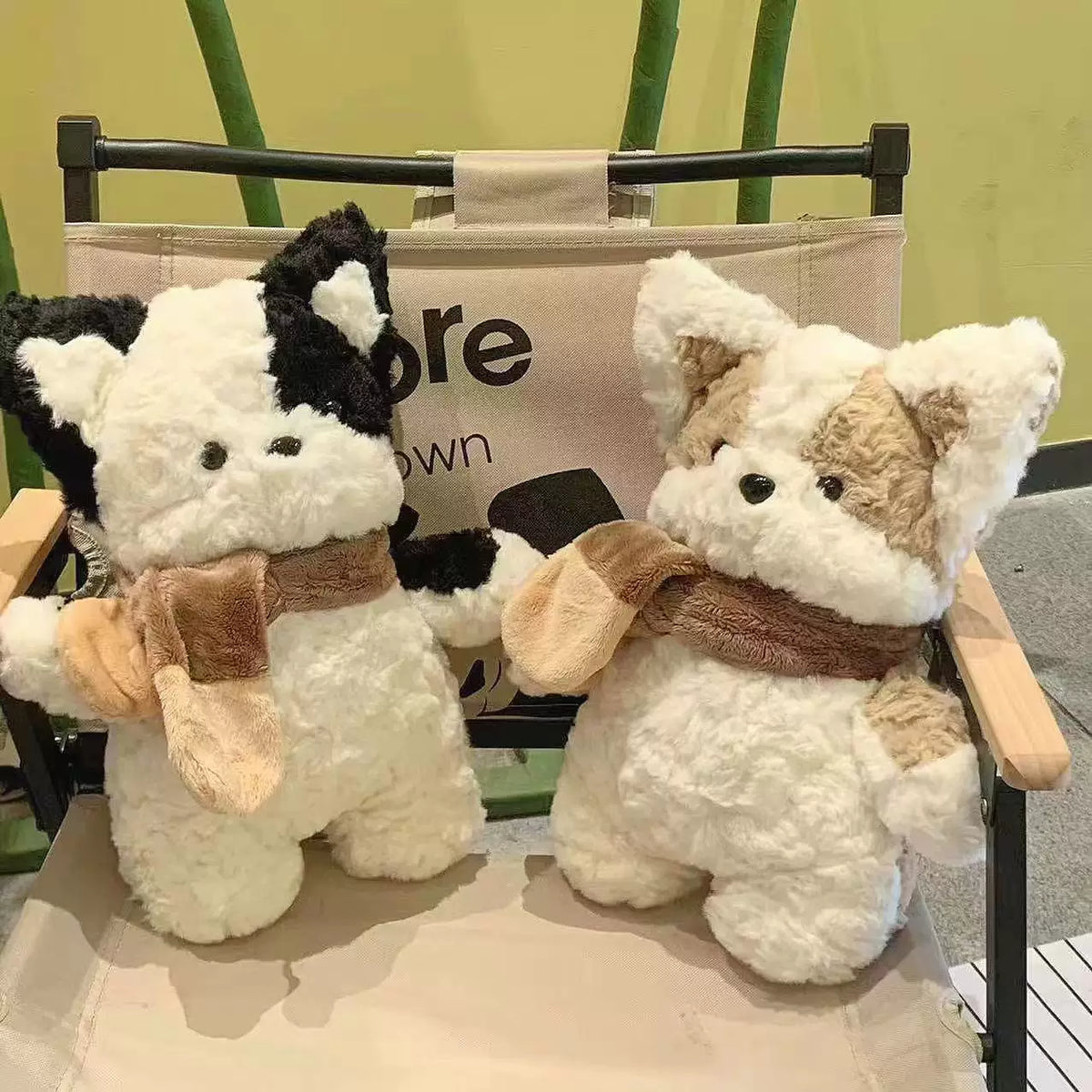 Soft Scarf Puppy Plush Toy