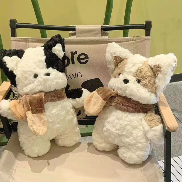 Soft Scarf Puppy Plush Toy