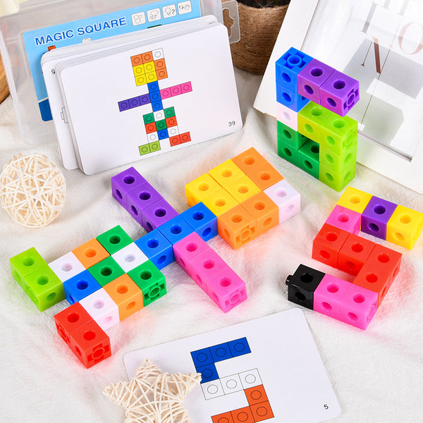 Magic Square Maths & Logic Linking Cubes (60-Piece Set)