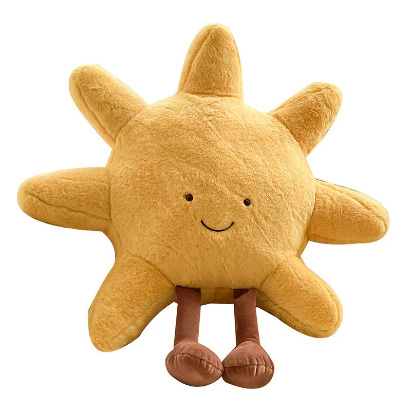 Soft Sun and Moon Plush Cushion