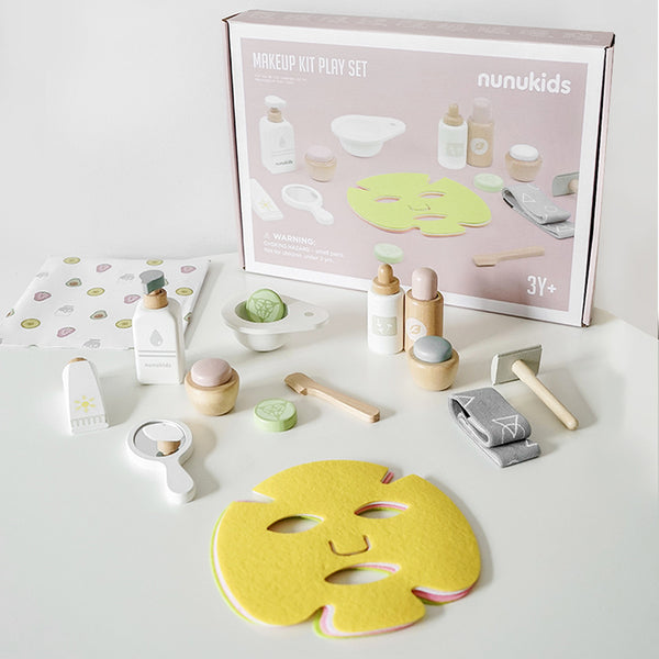 Wooden Pamper Day & Spa Mask Play Set