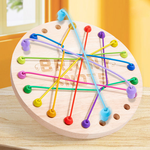 Brainy Knots – The Wooden Rope Untying Logic Game