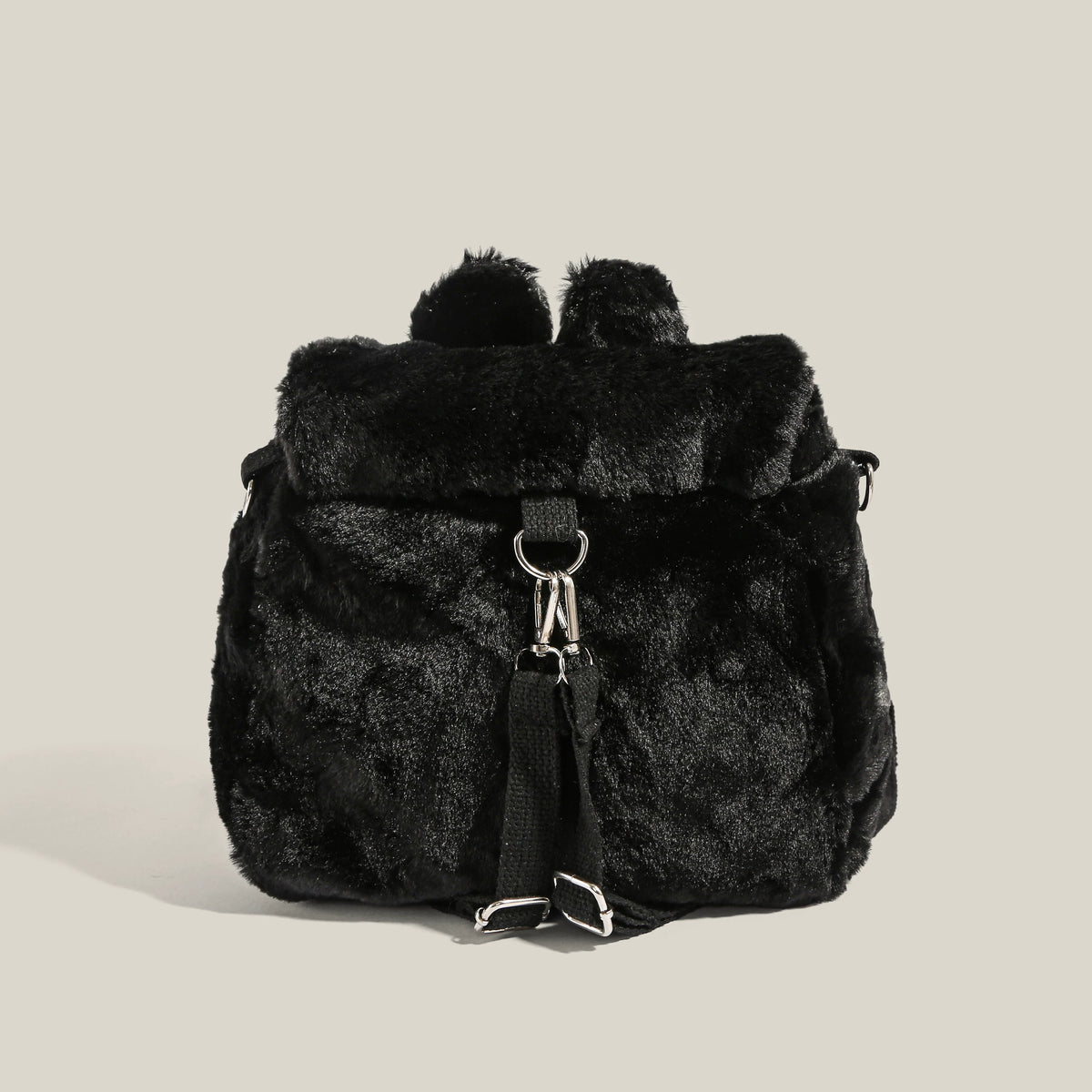 Anderson Cat Embroidered Plush Backpack