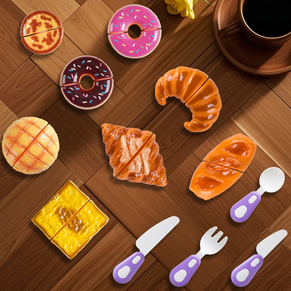 Little Baker's 'Slice & Serve' Play Bread & Pastry Set