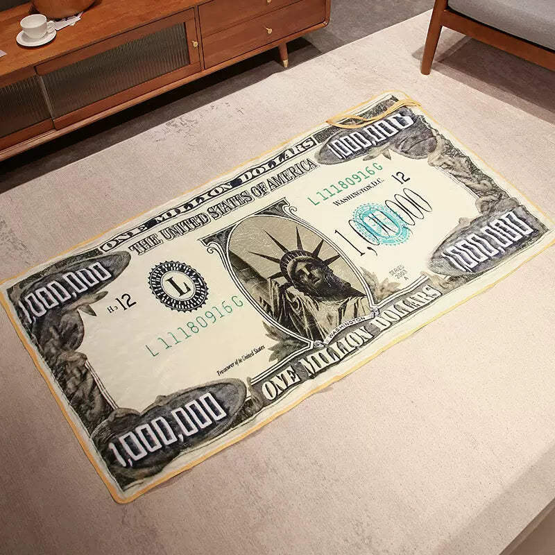 Million Dollar Novelty Throw Blanket