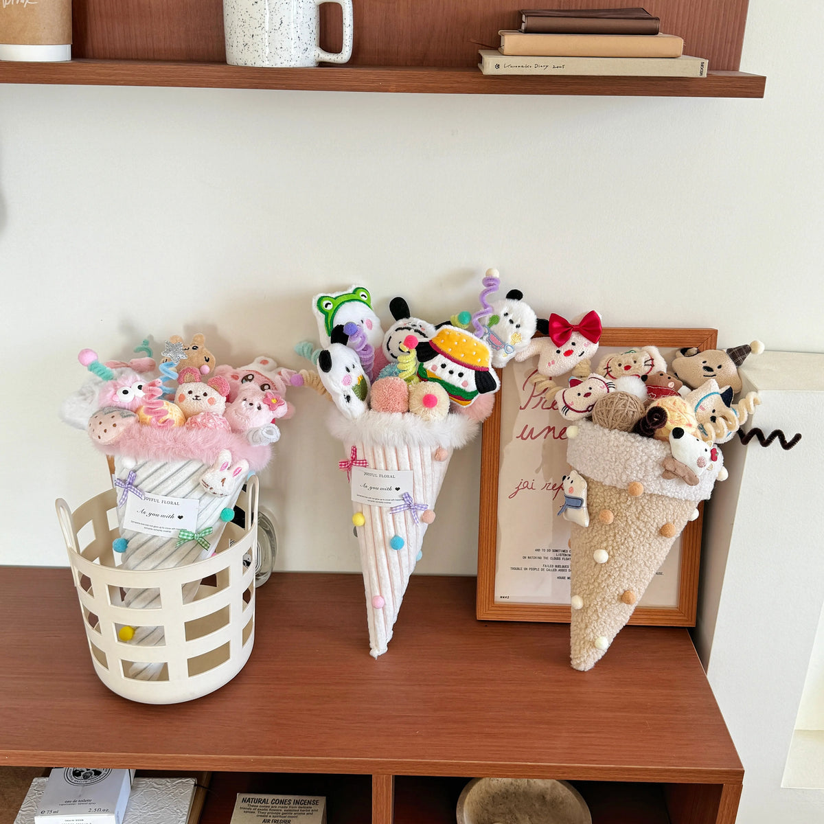 Ice Cream Plush Doll Bouquet