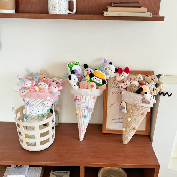 Ice Cream Plush Doll Bouquet