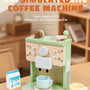 Little Barista Wooden Coffee Machine Set – Mint Green