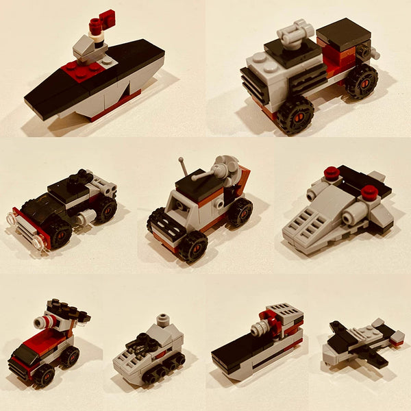 Miniature Building Block Collection (10-Pack)