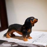 Hand-Carved Wooden Dachshund Figurine FantastiKurios