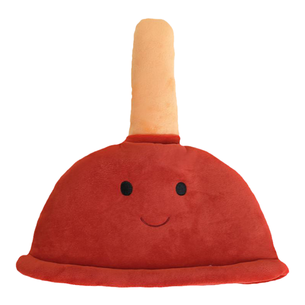 Novelty Plunger or Poop Plush Hat