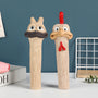 Quirky Ostrich and Chicken Figures