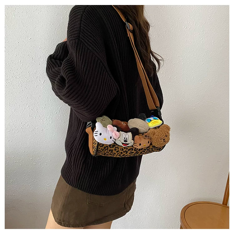 Little Bear Plush Crossbody Bag