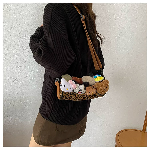 Little Bear Plush Crossbody Bag