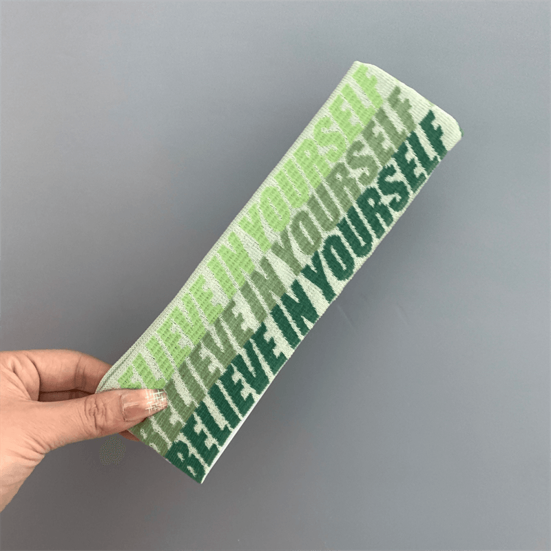 Sporty Lettered Elastic Headband