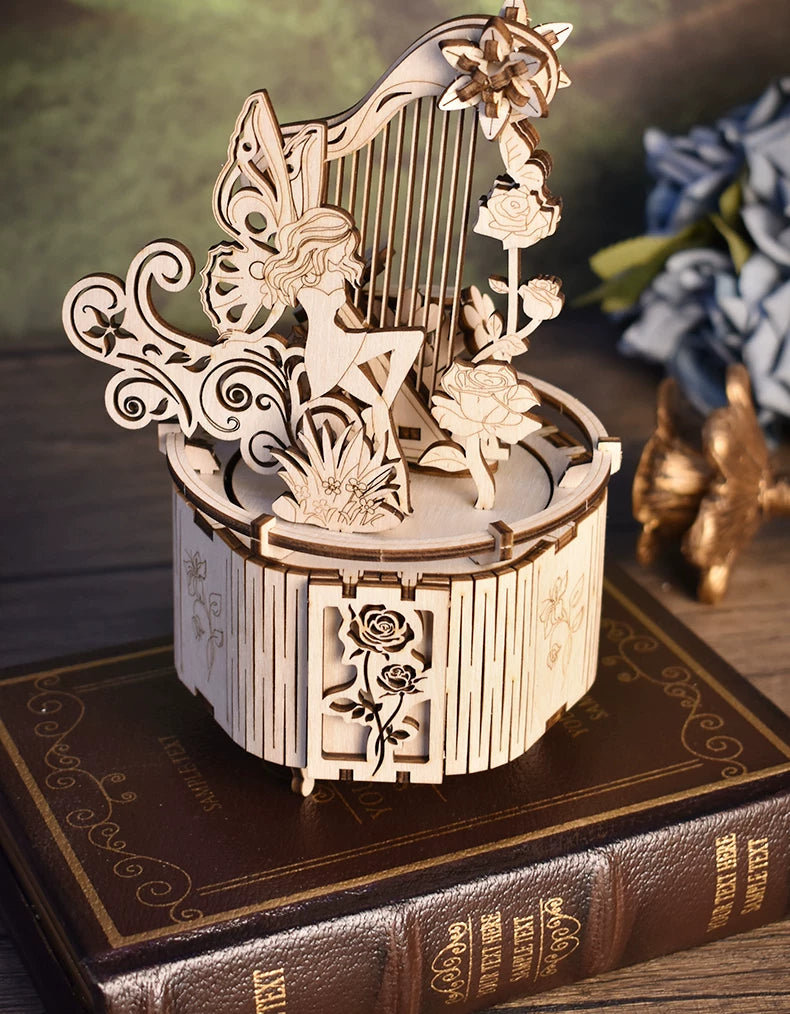 DIY Wooden Instrument Music Box Kit