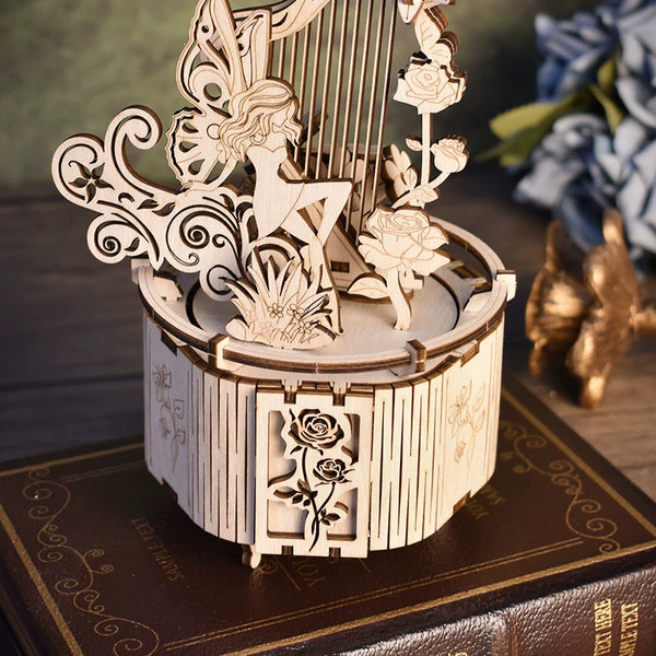 DIY Wooden Instrument Music Box Kit