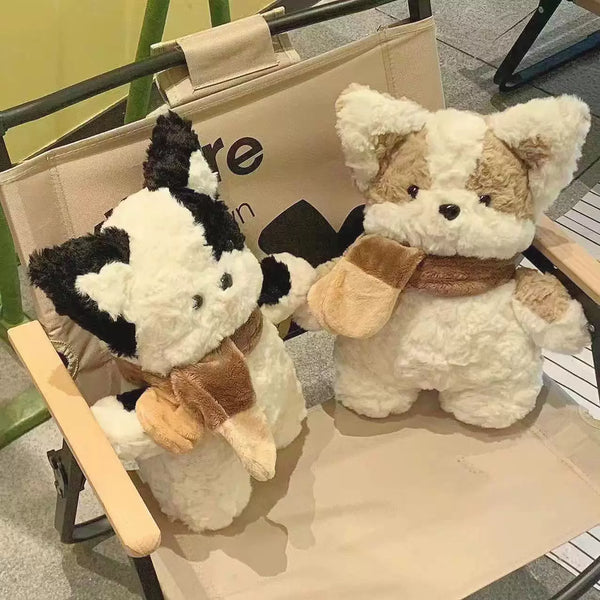 Soft Scarf Puppy Plush Toy