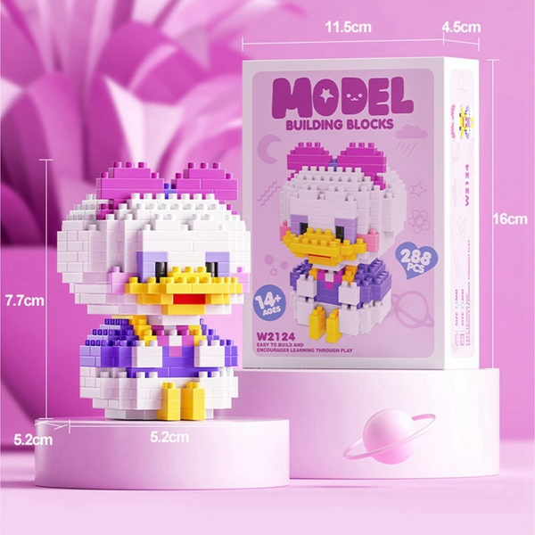 Cute Cartoon Micro Building Block Kit