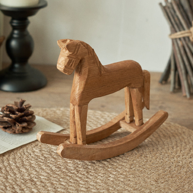 Handcrafted Wooden Rocking Horse