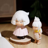 Hand-Carved Wooden Light Children Figurines FantastiKurios