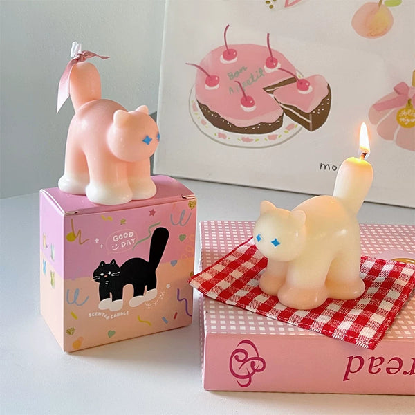 Cat-Shaped Scented Candle Ornament