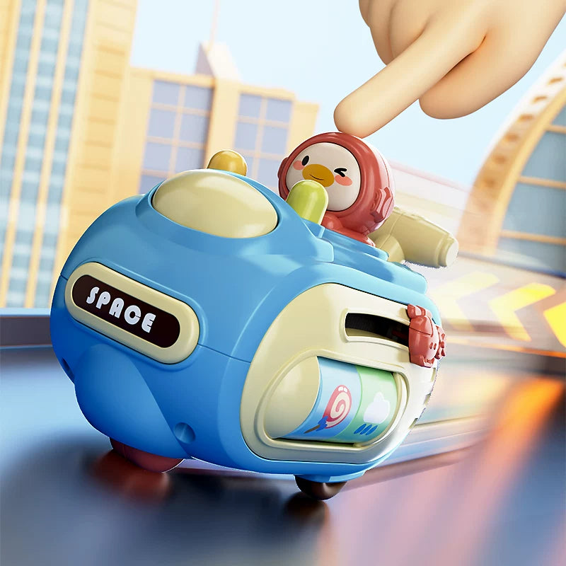 Press-and-Go Whistle Motorcycle Toy