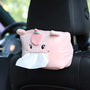 Cute Plush Car Tissue Holder