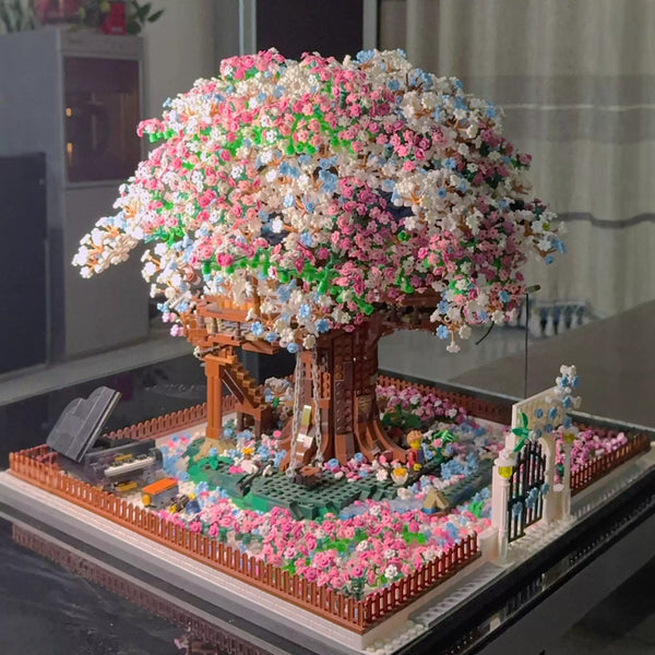 Cherry Blossom Tree House Building Set