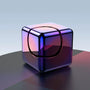 Kinetic Metal Cube Spinner and Desk Toy