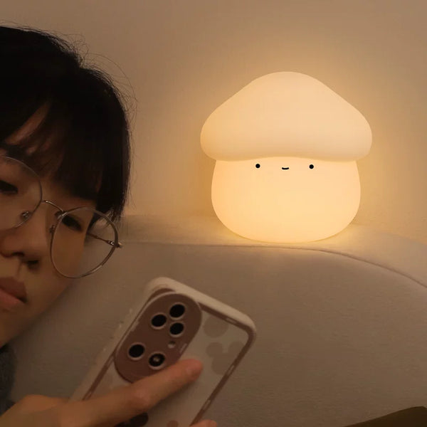 MUID Soft Silicone Mushroom Night Light