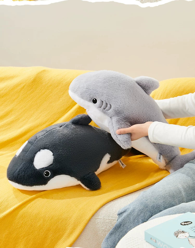 Soft Ocean Animal Plush Pillow