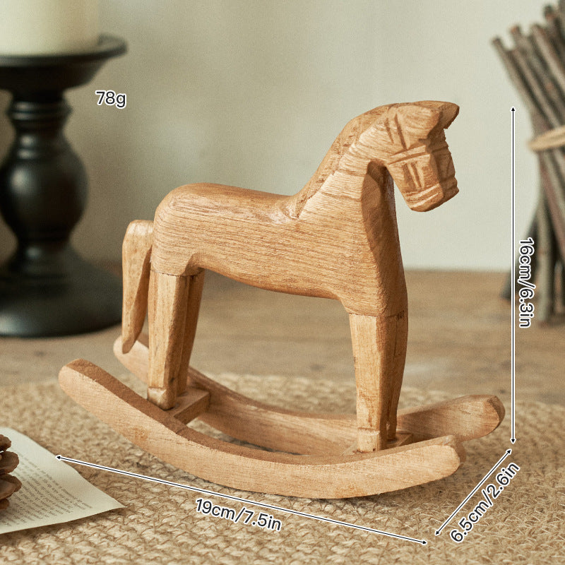 Handcrafted Wooden Rocking Horse