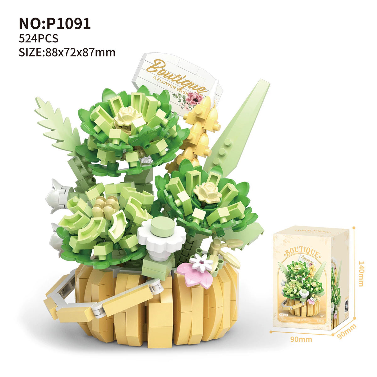 DIY Flower Basket Building Kit