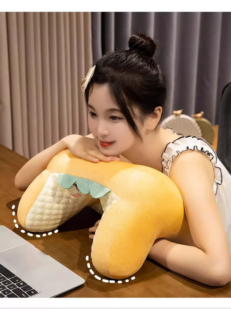 Plush Character Nap Pillow & Lumbar Cushion