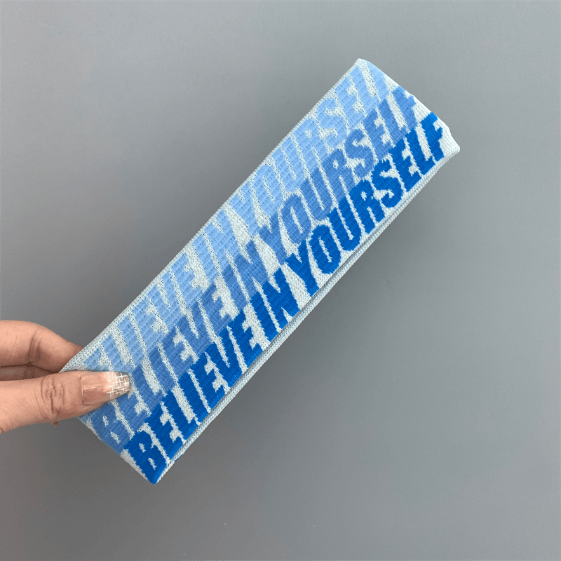 Sporty Lettered Elastic Headband