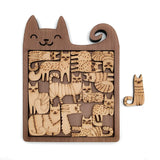 Animal Shaped Wooden Puzzle for Cat & Dog Lovers