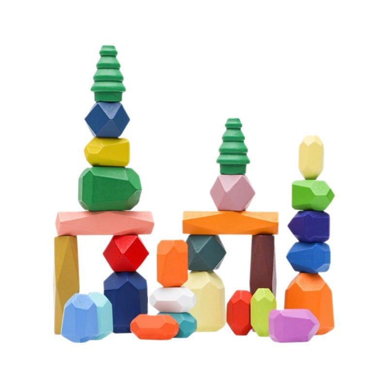Nordic Wooden Stacking Stones – The 'Zen' Balance Set Fantastik Curios