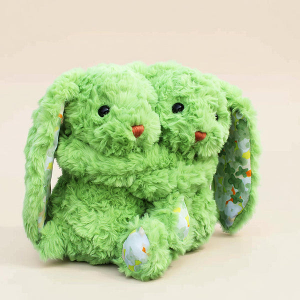Hugging Bunny Pair Soft Plush – 23cm Twin Stuffed Animal Gift