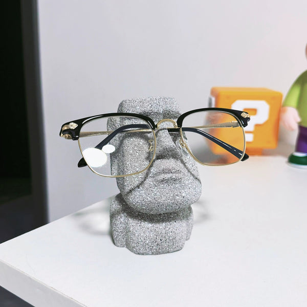 Moai Statue Desktop Eyeglasses Stand FantastiKurios