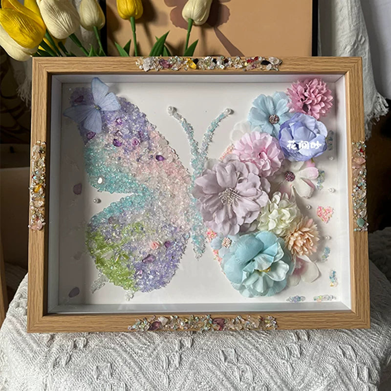 DIY Crystal Butterfly Art Frame Kit
