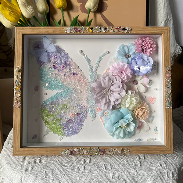 DIY Crystal Butterfly Art Frame Kit