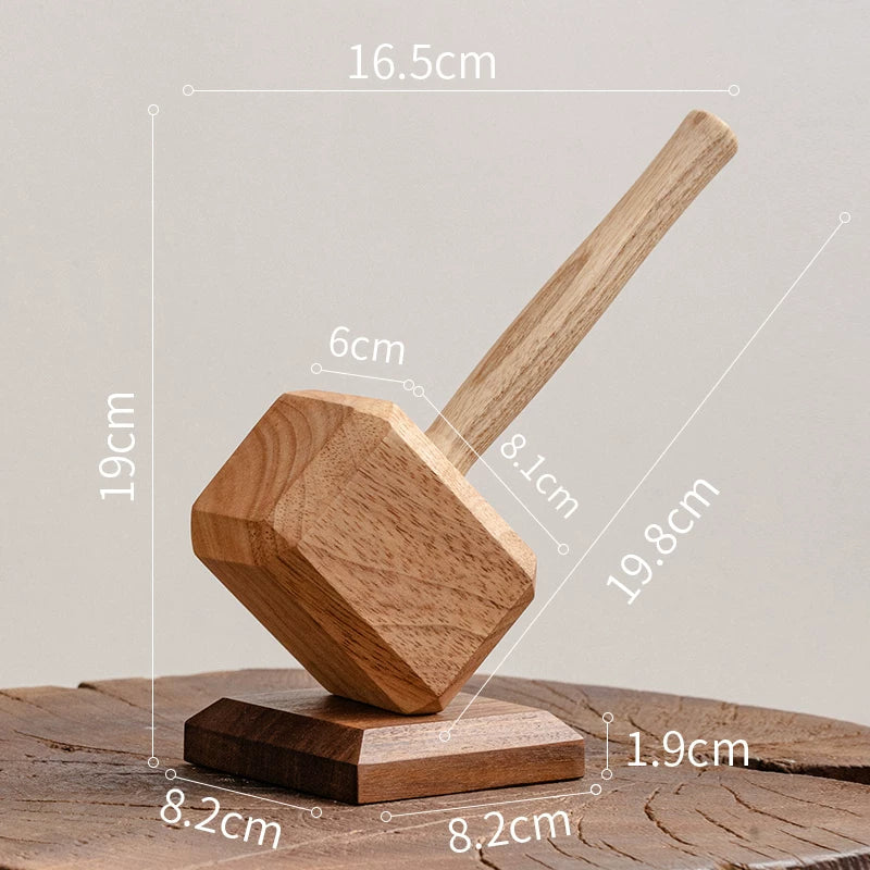 Thor's Hammer Wooden Bottle Opener & Desktop Ornament