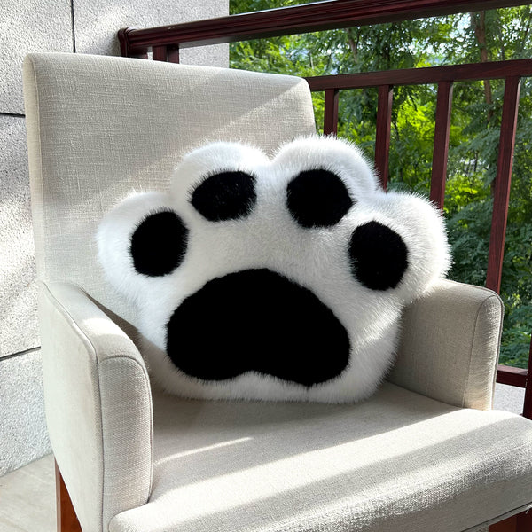 Plush Cat Paw Comfort Pillow