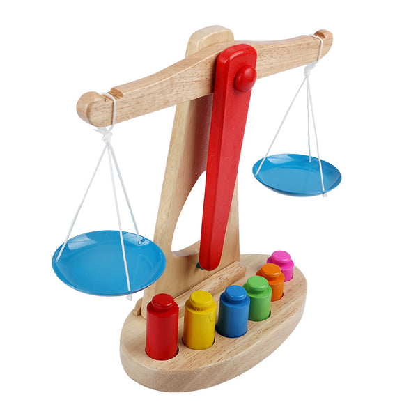 Wooden Balance Scale & Weights Set – Early Learning Toy