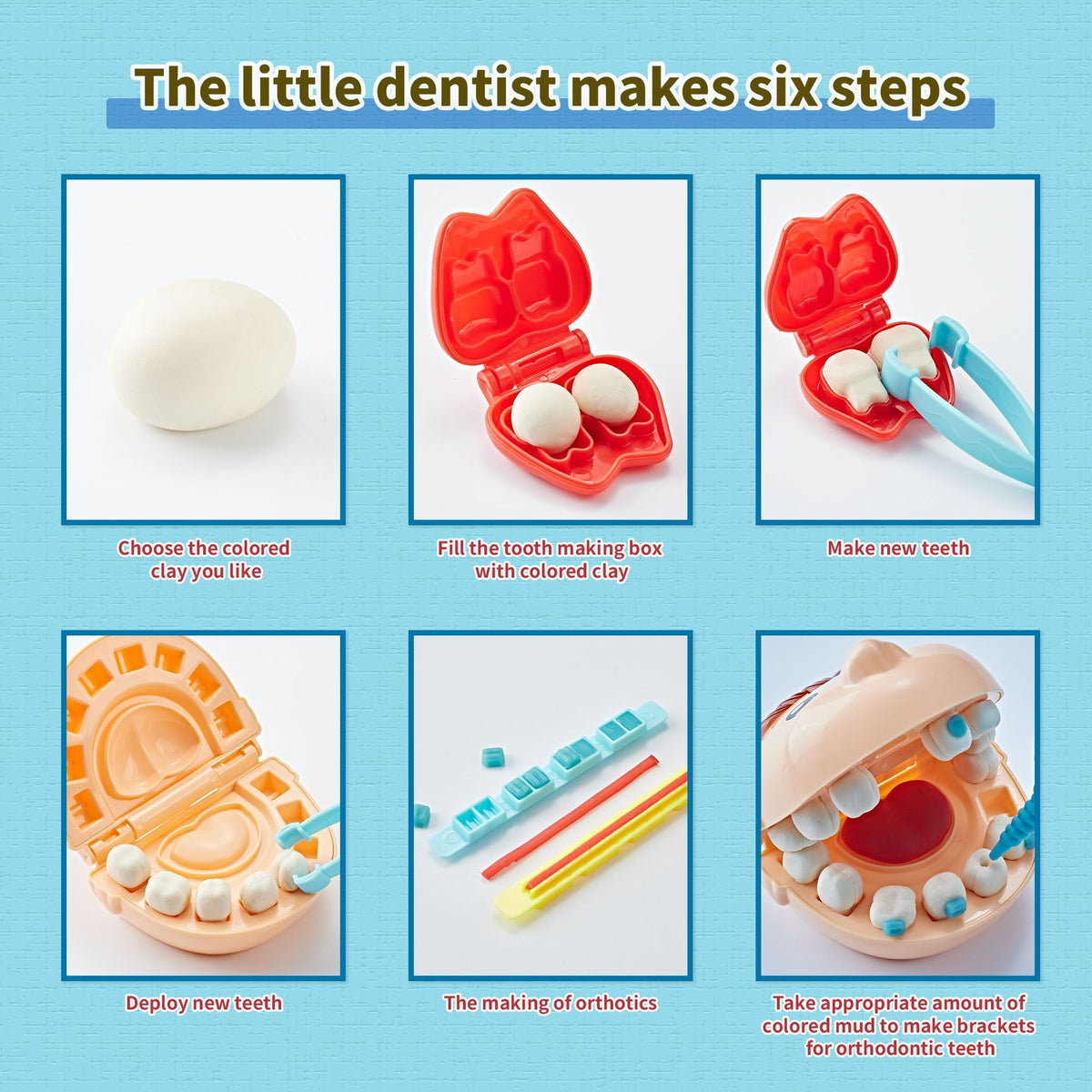 The Little Dentist Dough & Dental Care Play Set