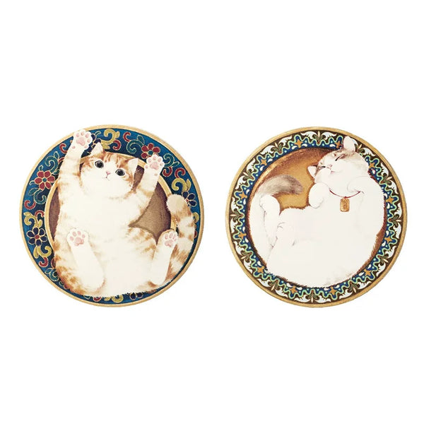 Imperial Palace Cat Diatomite Coaster